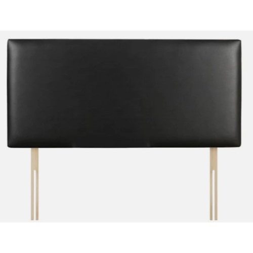 4' Virgo Black Leather